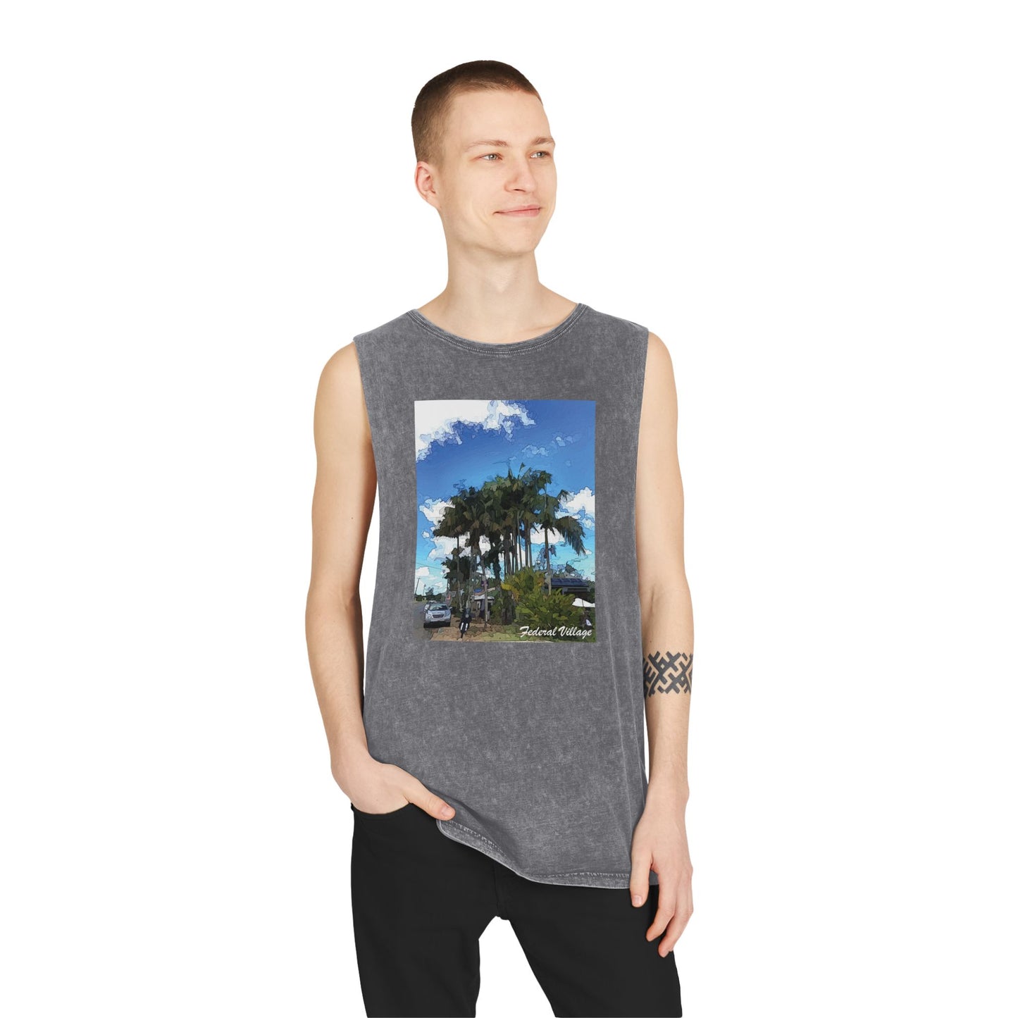 Unisex Stonewash Tank Top - Federal Village