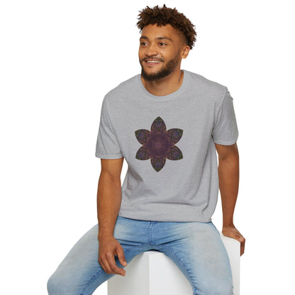 Unisex Softstyle T-Shirt - Love Light Mandalas No.3