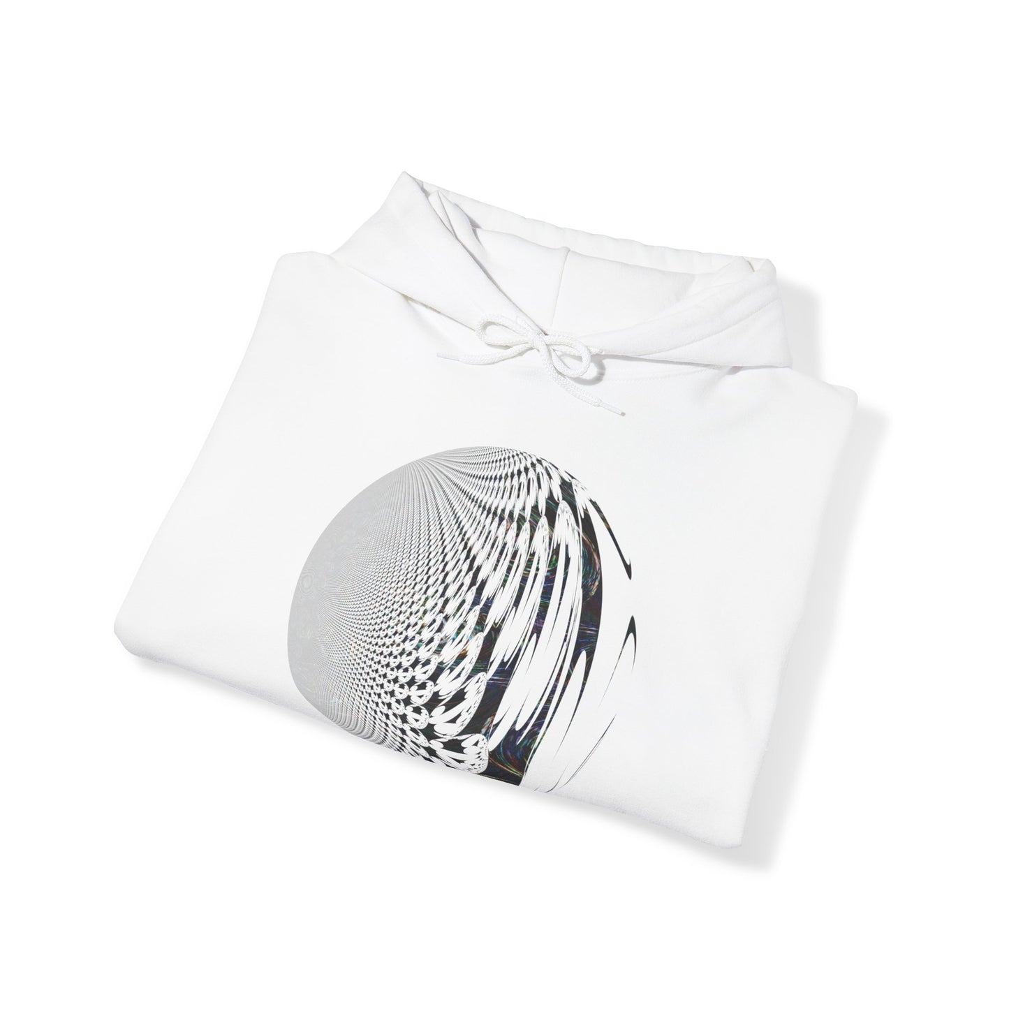 Unisex Heavy Blend™ Hooded Sweatshirt - Fractal Moon No.2