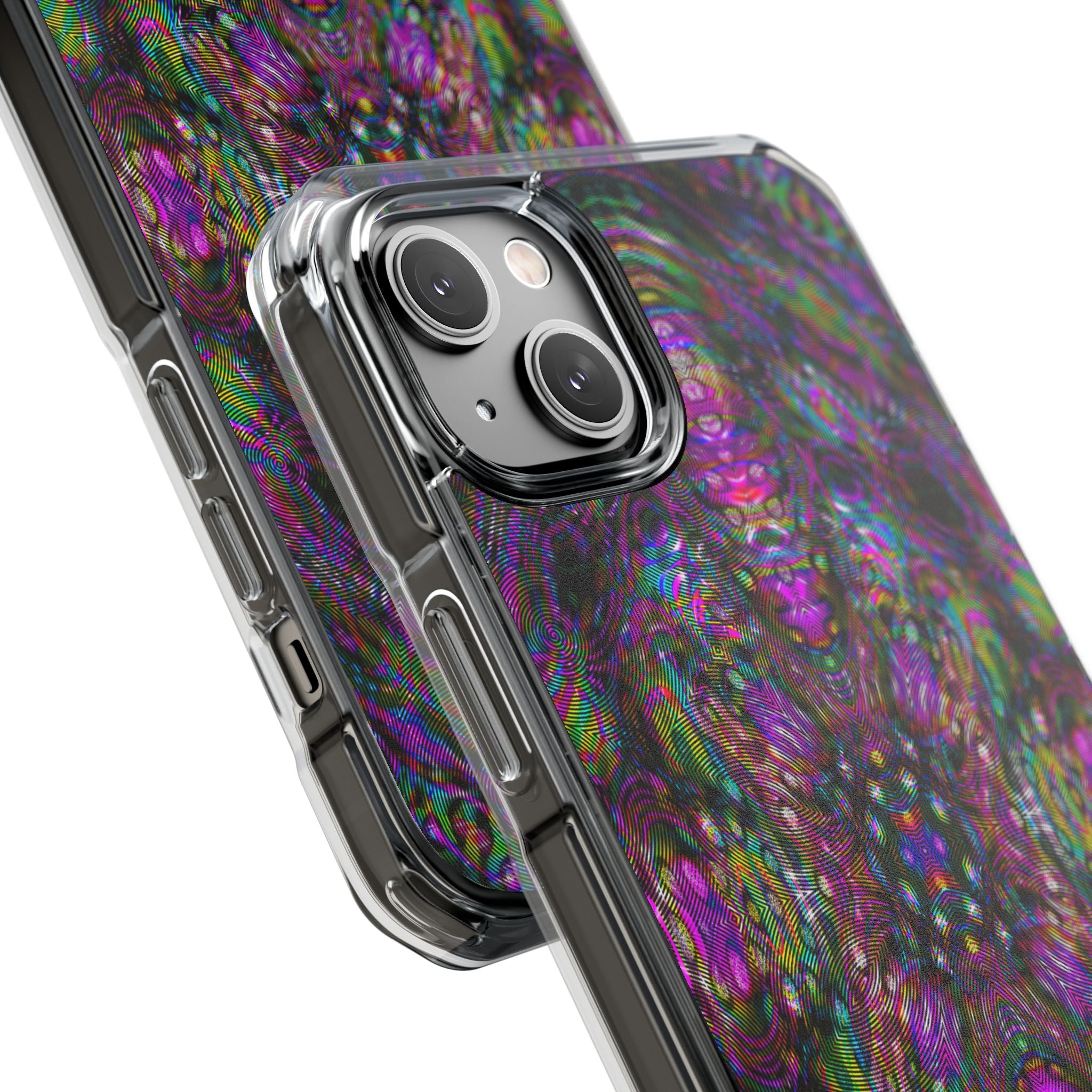 iPhone 14 Magnetic Clear Impact Case - DMT Scribe Tiles No.5