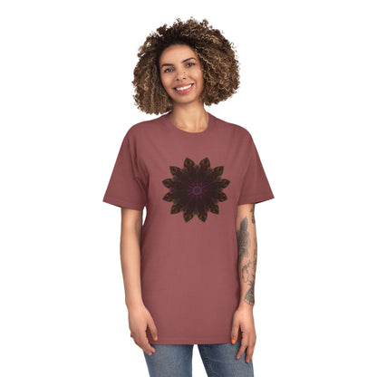 Unisex Faded Shirt - Love Light Mandalas No.12