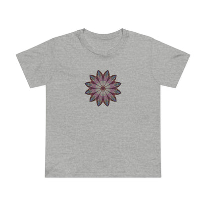 Women’s Maple Tee - Love Light Mandalas No.9