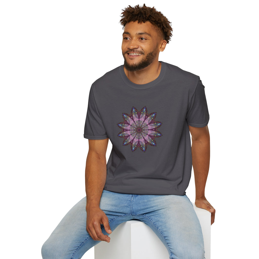 Unisex Softstyle T-Shirt - Love Light Mandalas No.19