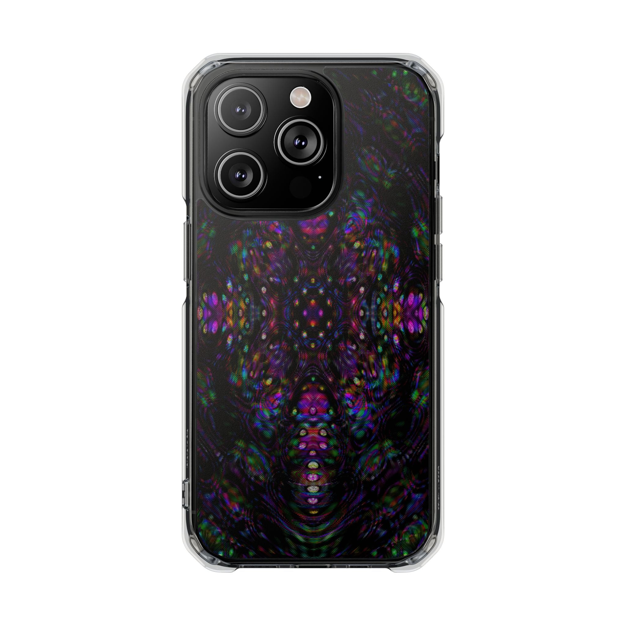 iPhone 14 Magnetic Clear Impact Case - DMT Scribe Tiles No.3