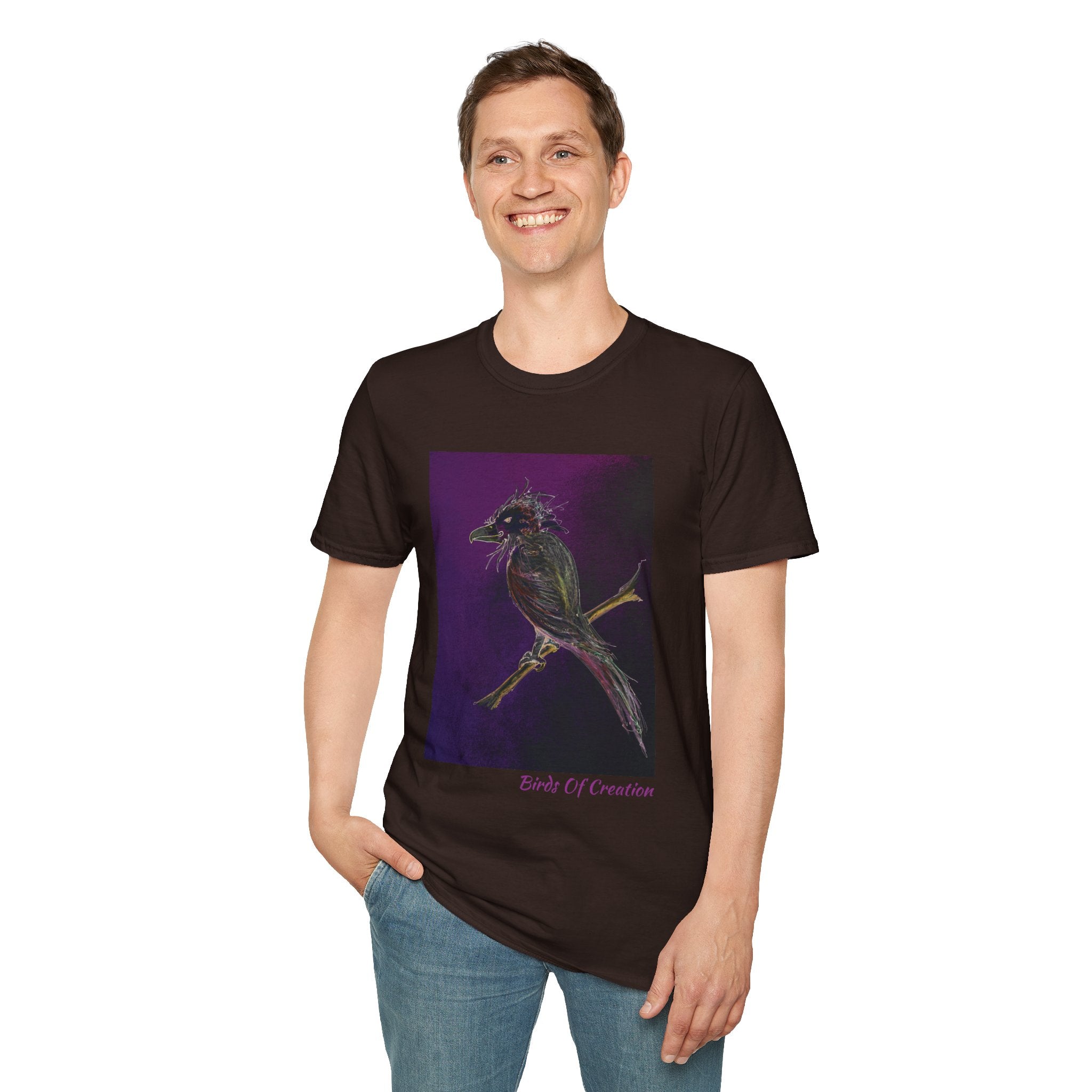 Unisex Softstyle T-Shirt - Birds Of Creation No.1
