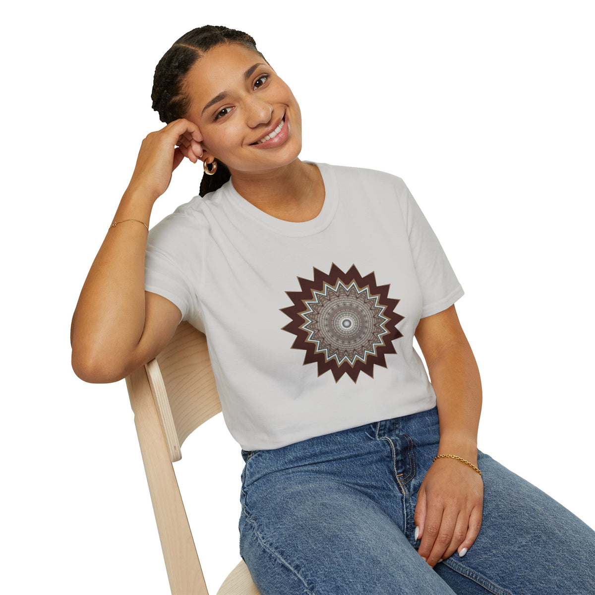 Unisex Softstyle T-Shirt - Mycelium Mandalas No.1