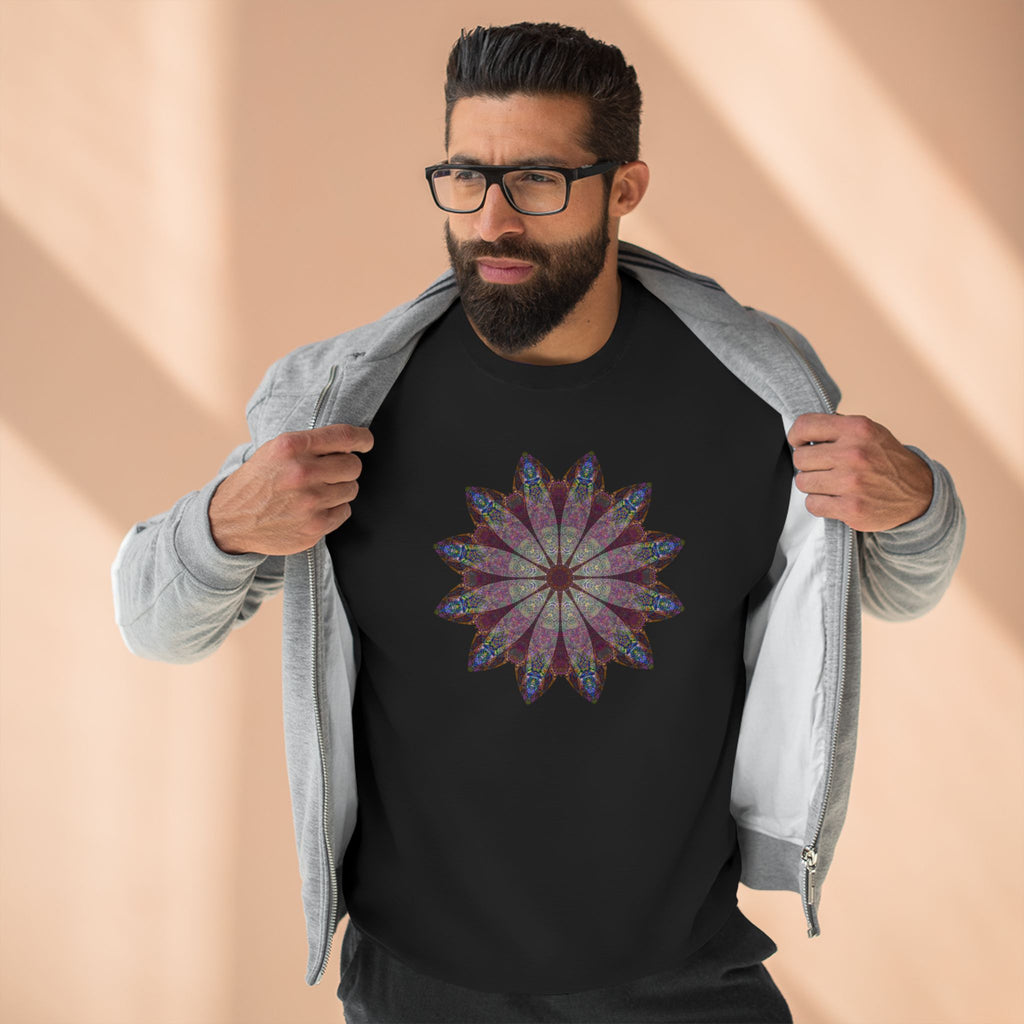 Unisex Crewneck Sweatshirt - Love Light Mandalas No.9