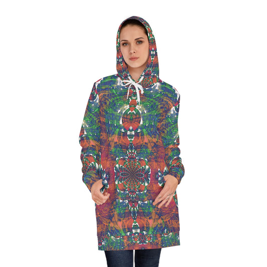 Women's Hoodie Dress - Love Light Fractals No.2
