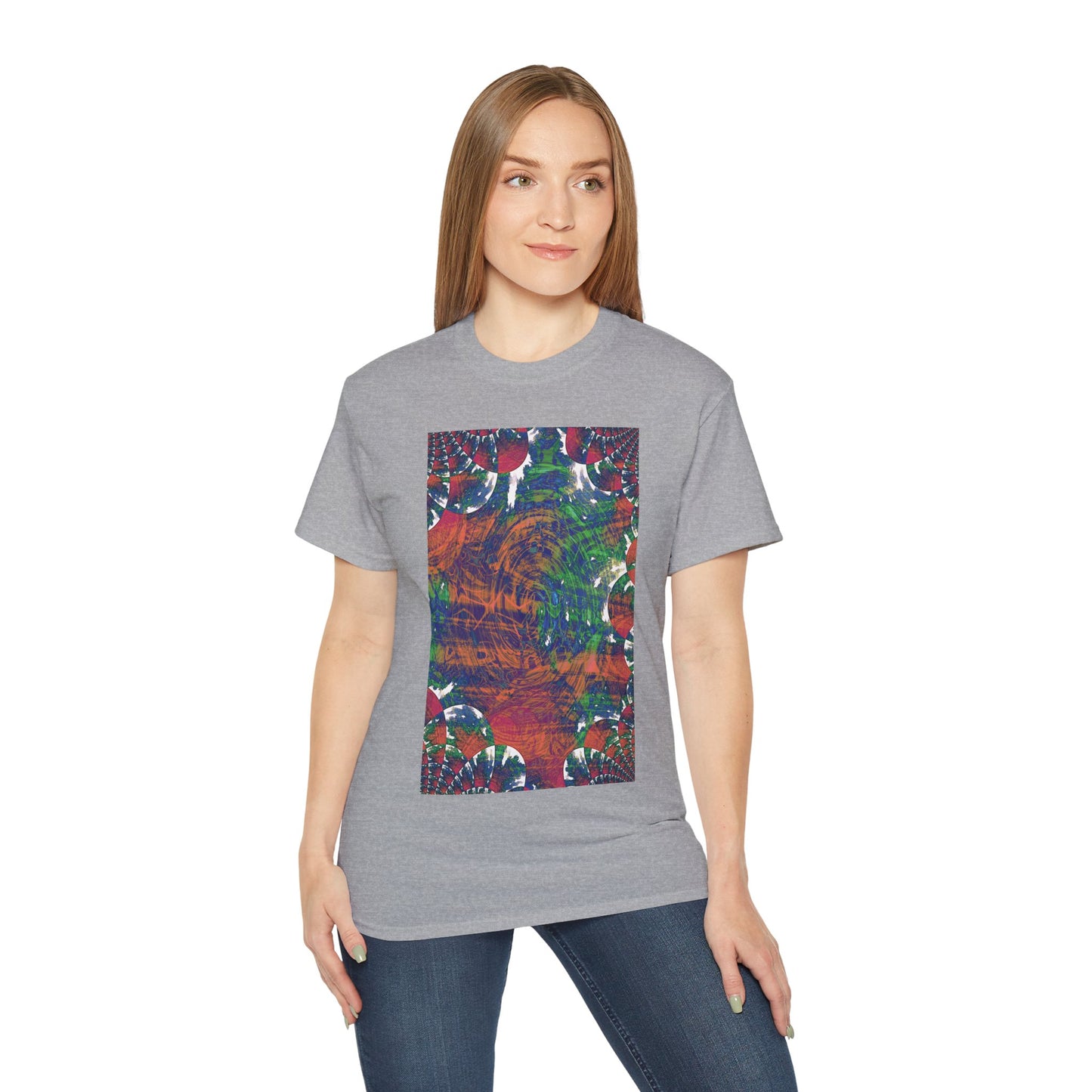 Unisex Ultra Cotton Tee - Love Light Fractals No.2