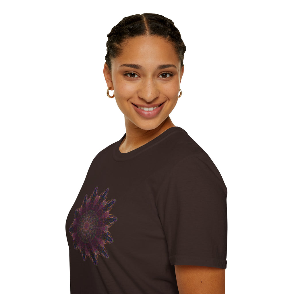 Unisex Softstyle T-Shirt - Love Light Mandalas No.8