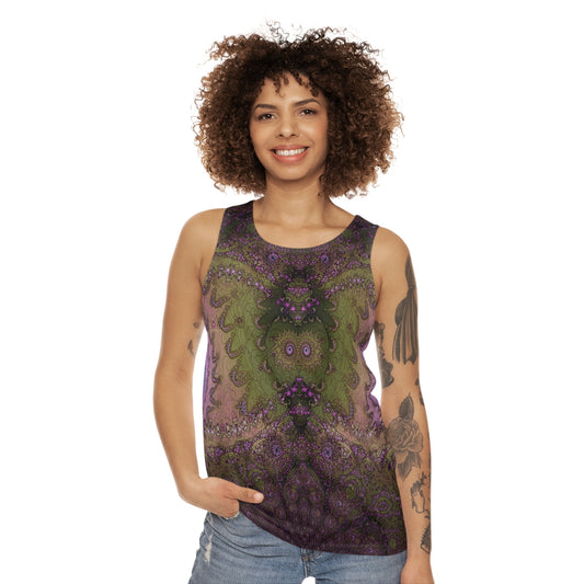 Unisex Tank Top - Love Light Fractals No.8