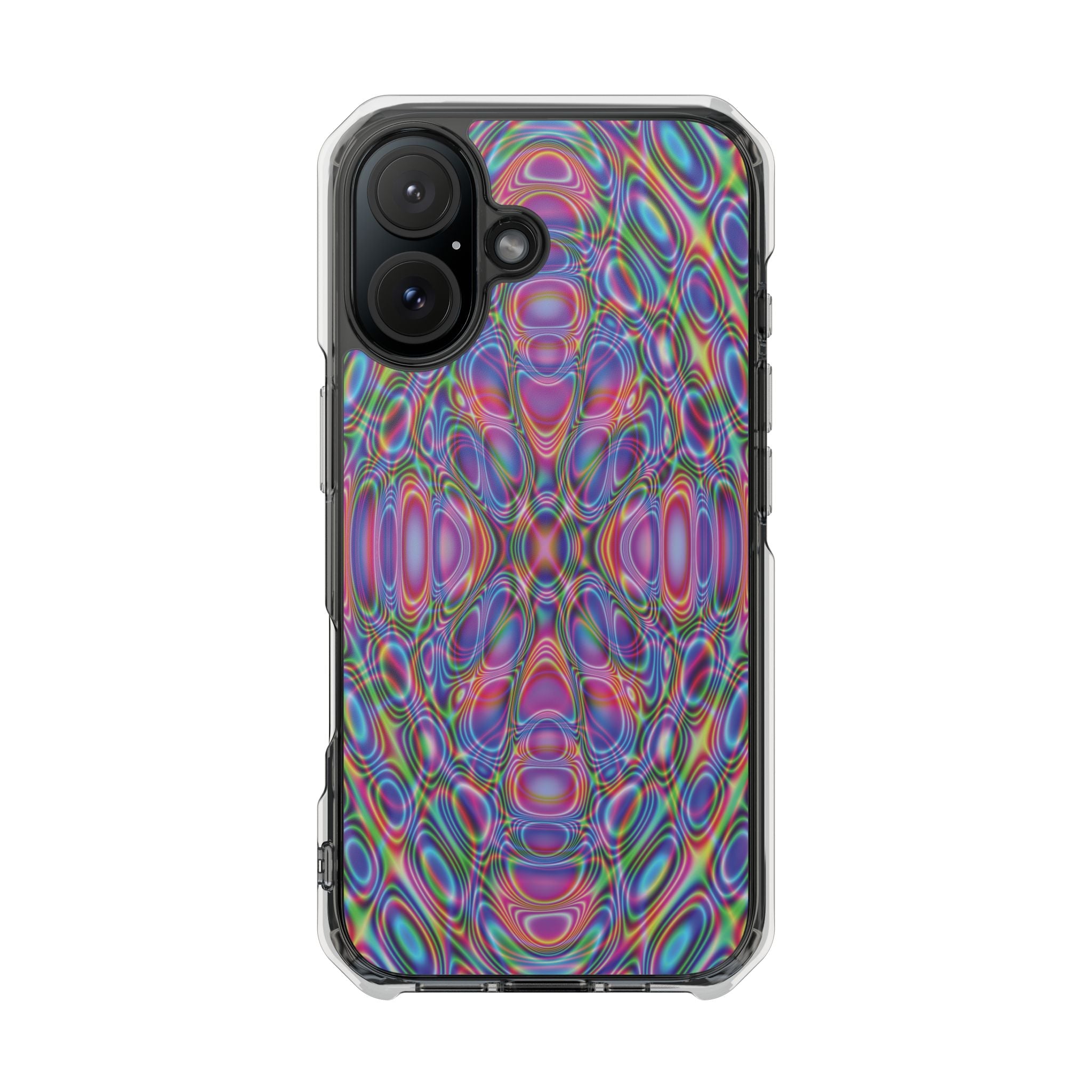iPhone 16 Magnetic Clear Impact Case - DMT Seer No.1