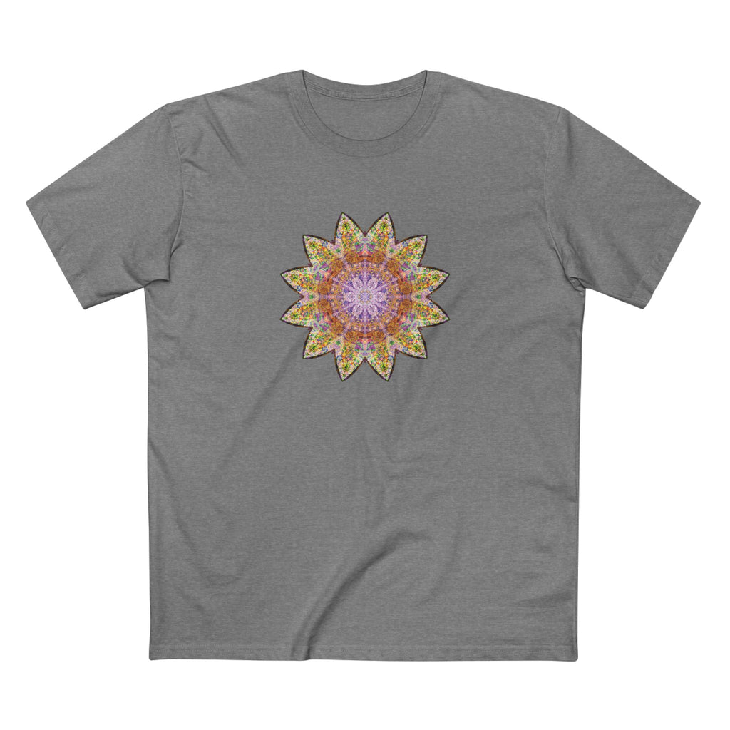 Men's Staple Tee - Love Light Mandalas No.14