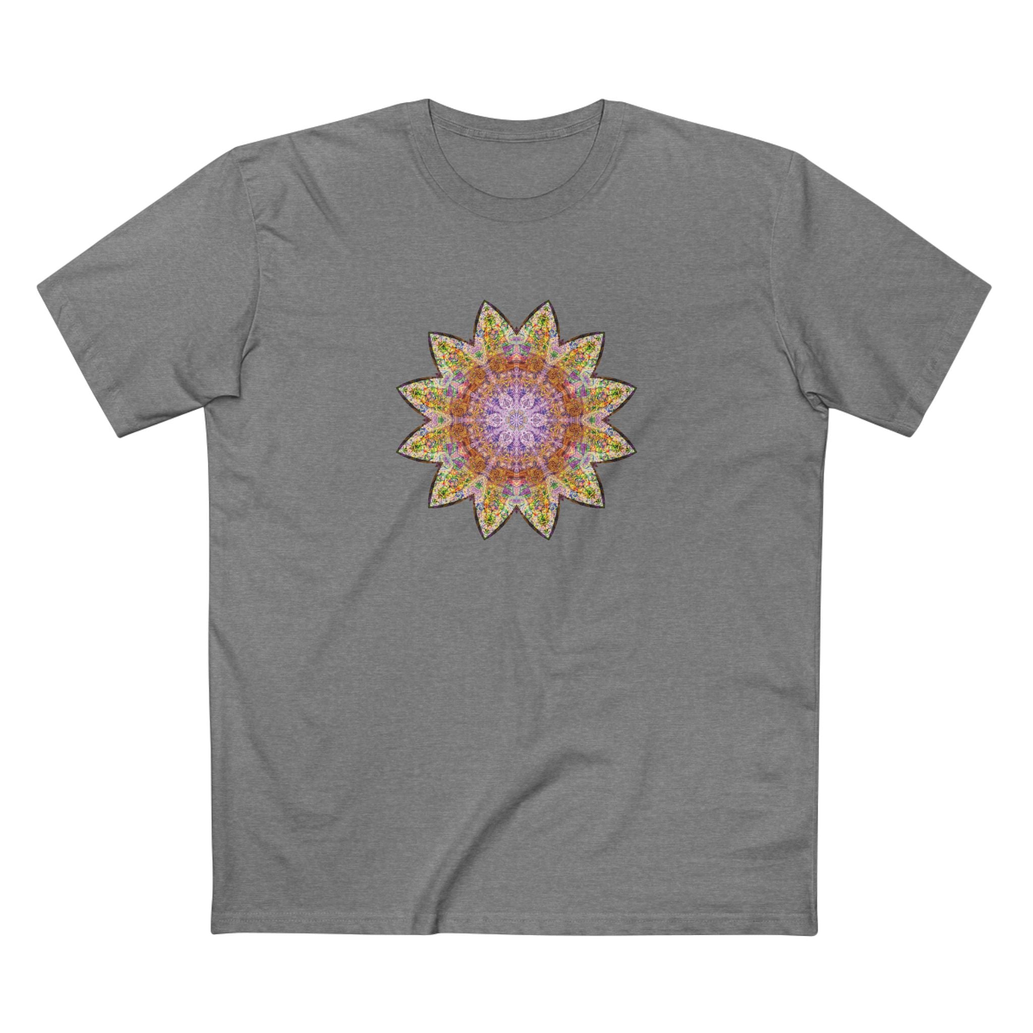 Men's Staple Tee - Love Light Mandalas No.14