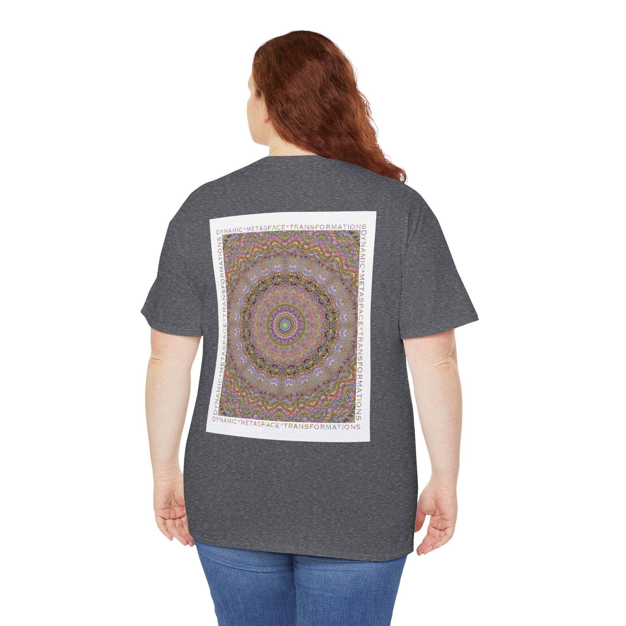 Unisex Heavy Cotton Tee (Back) - DMT Seer No.6