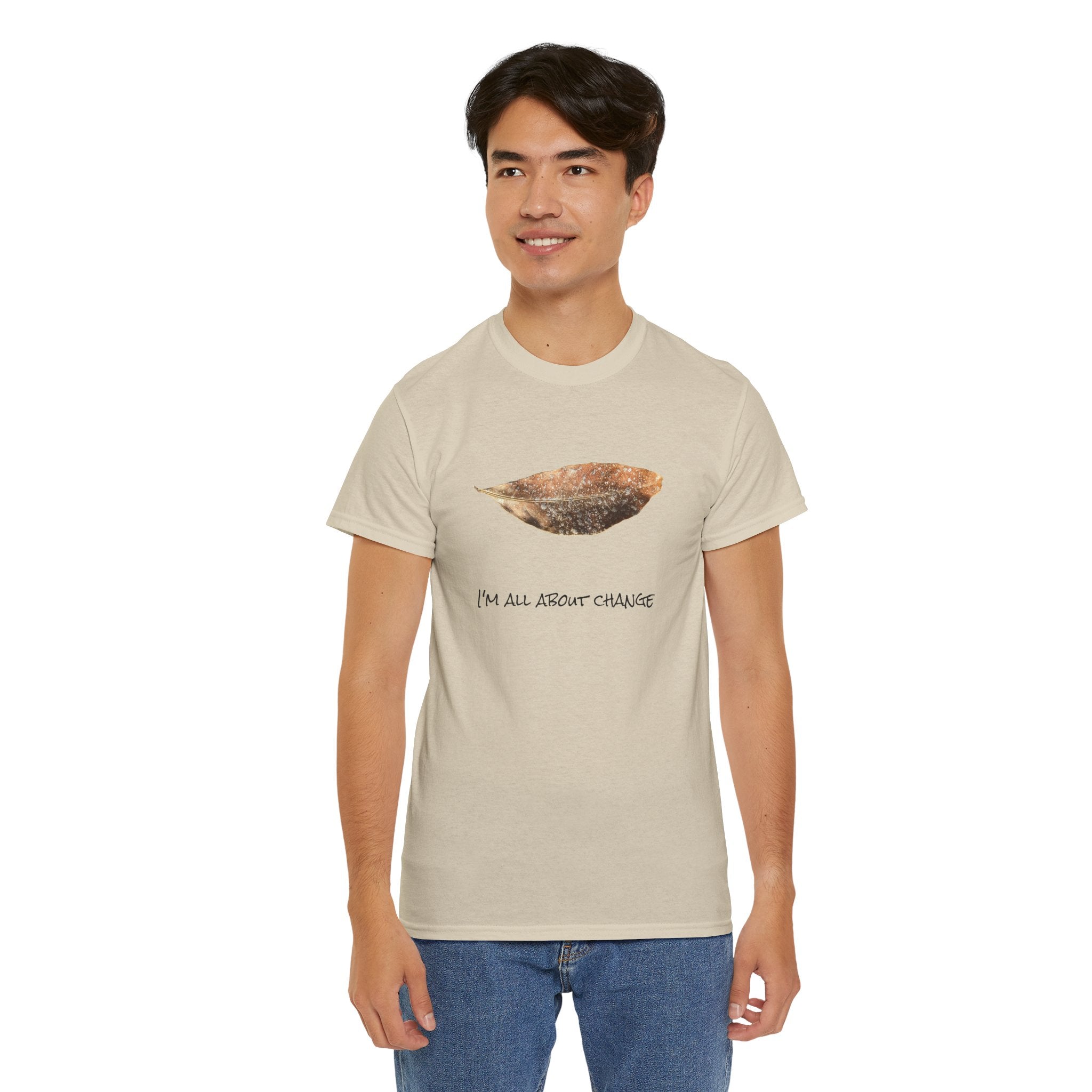 Unisex Heavy Cotton Tee - All About Change No.1
