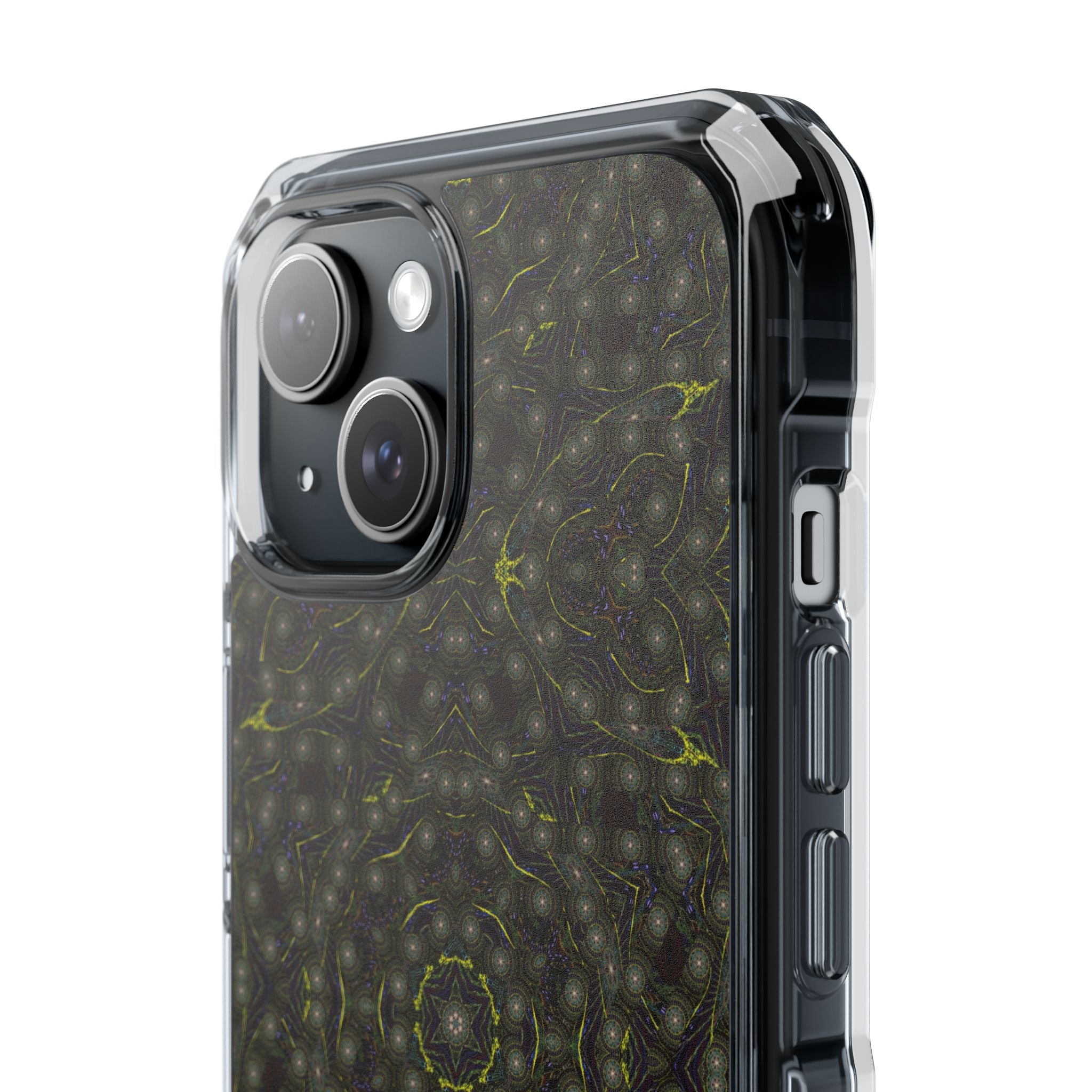 iPhone 15 Magnetic Clear Impact Case - P5 Kaleidoscopic No.2