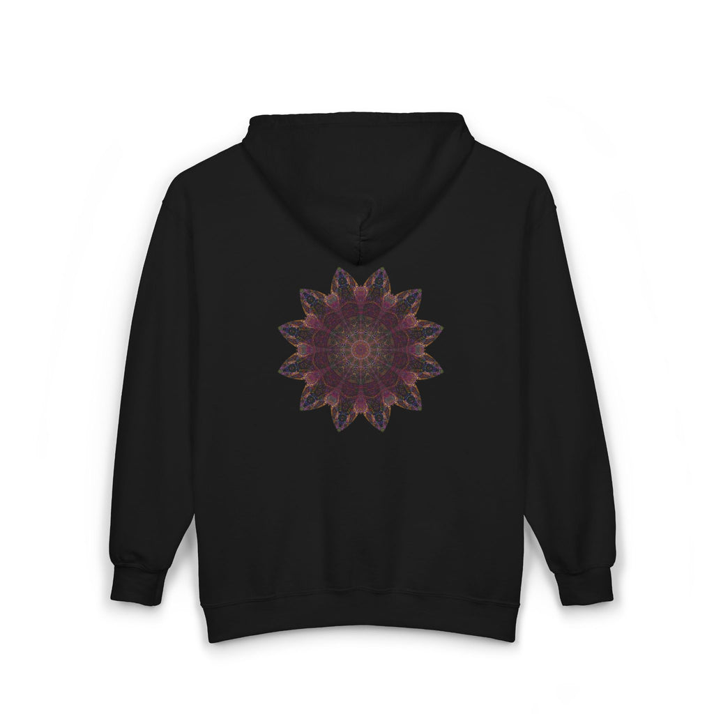 Unisex Heavy Blend™ Full Zip Hooded Sweatshirt - Love Light Mandalas No.8