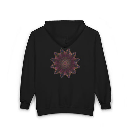 Unisex Heavy Blend™ Full Zip Hooded Sweatshirt - Love Light Mandalas No.8