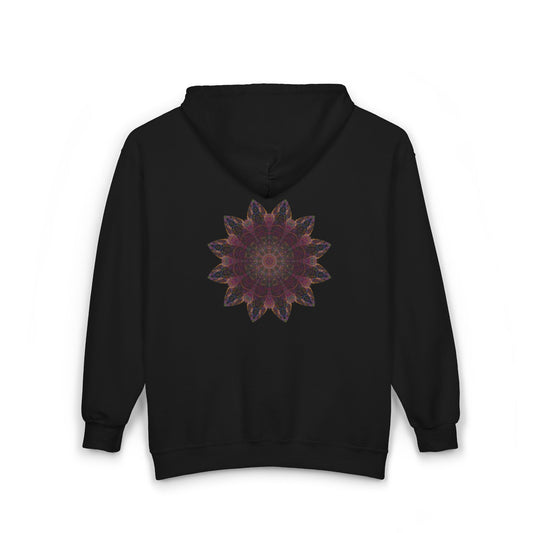 Unisex Heavy Blend™ Full Zip Hooded Sweatshirt - Love Light Mandalas No.8