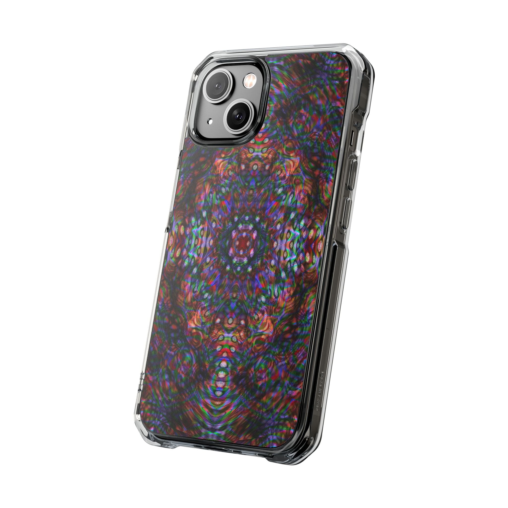 iPhone 14 Magnetic Clear Impact Case - DMT Scribe Tiles No.1