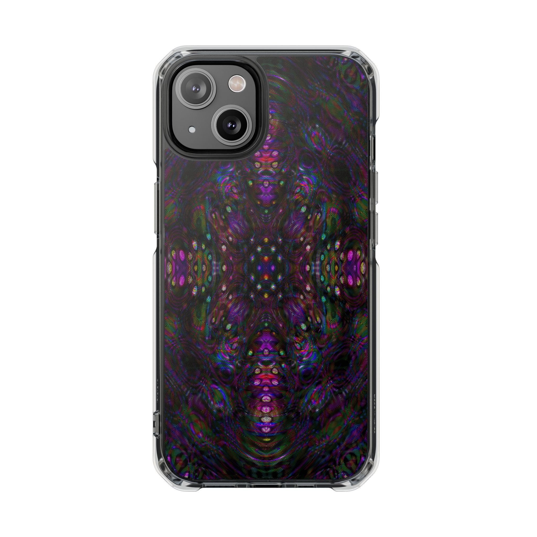 iPhone 14 Magnetic Clear Impact Case - DMT Scribe Tiles No.6