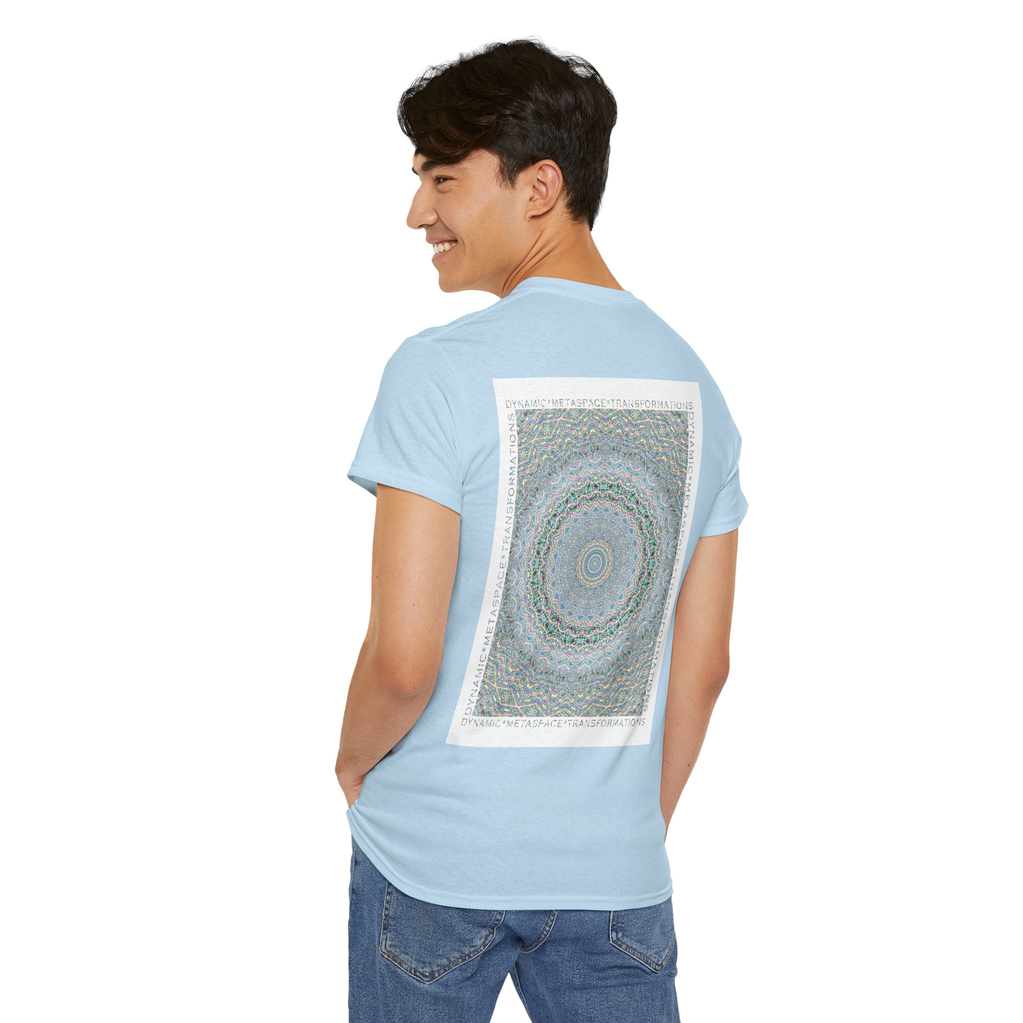 Unisex Heavy Cotton Tee (Back) - DMT Seer No.4