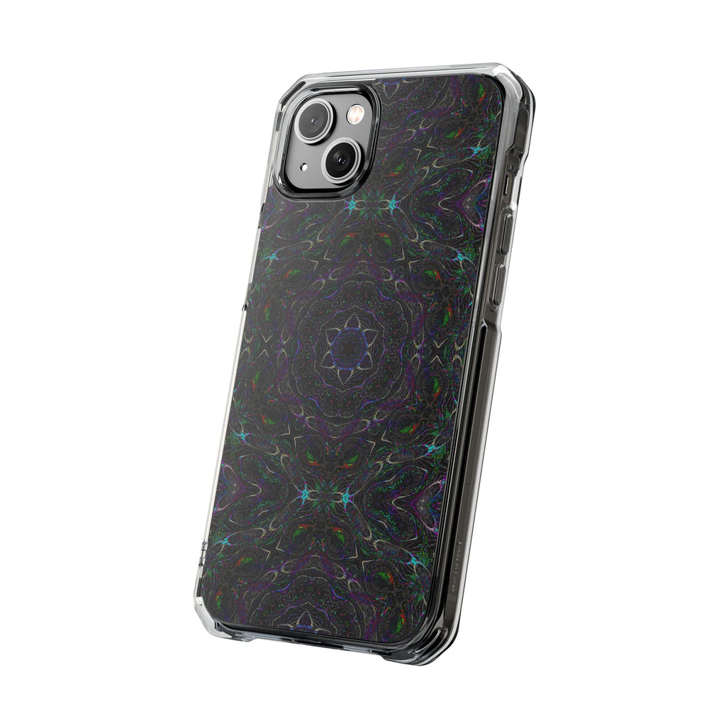 iPhone 14 Magnetic Clear Impact Case - P5 Kaleidoscopic No.32