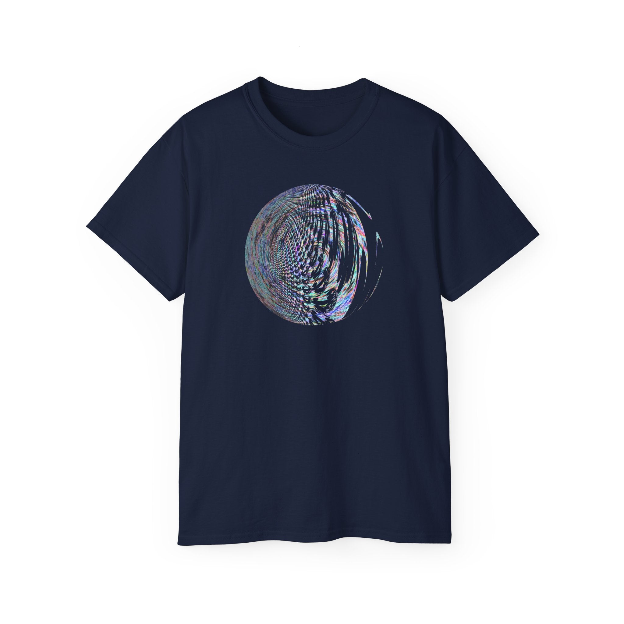 Unisex Ultra Cotton Tee - Fractal Moon No.2
