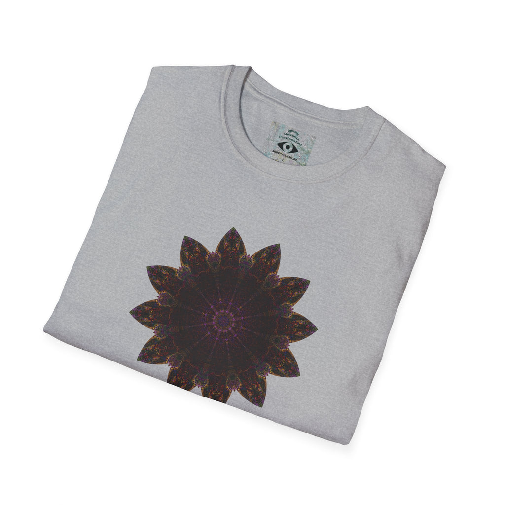 Unisex Softstyle T-Shirt - Love Light Mandalas No.12