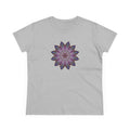 Women's Midweight Cotton Tee - Love Light Mandalas No.17