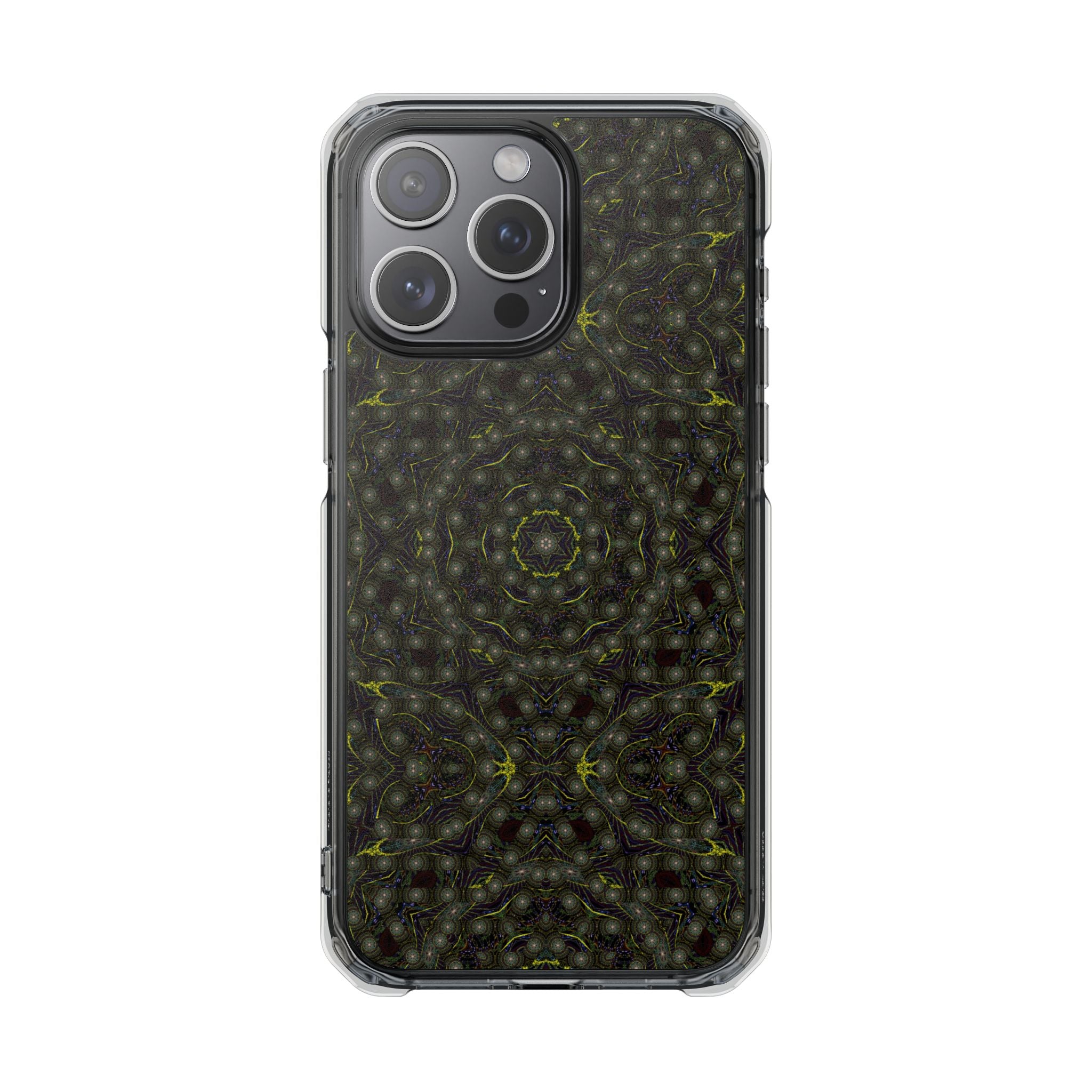 iPhone 15 Magnetic Clear Impact Case - P5 Kaleidoscopic No.2