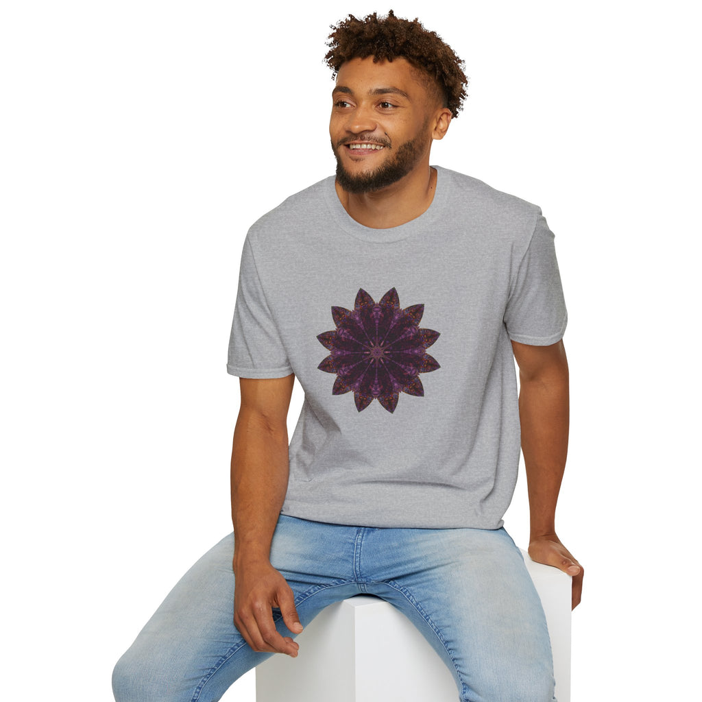 Unisex Softstyle T-Shirt - Love Light Mandalas No.15