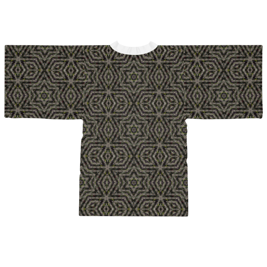 Long Sleeve Kimono Robe - P5 Kaleidoscopic No.7