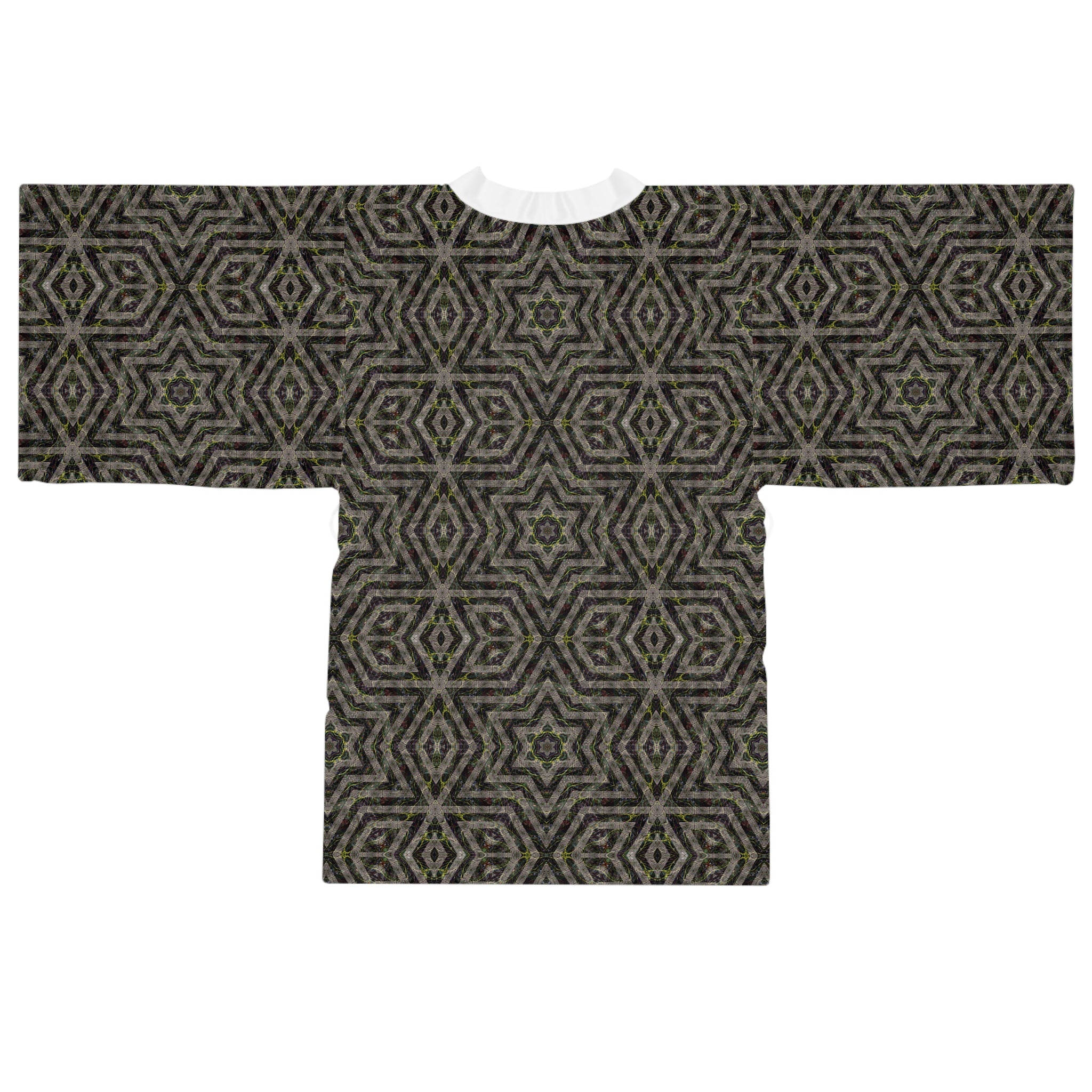 Long Sleeve Kimono Robe - P5 Kaleidoscopic No.7