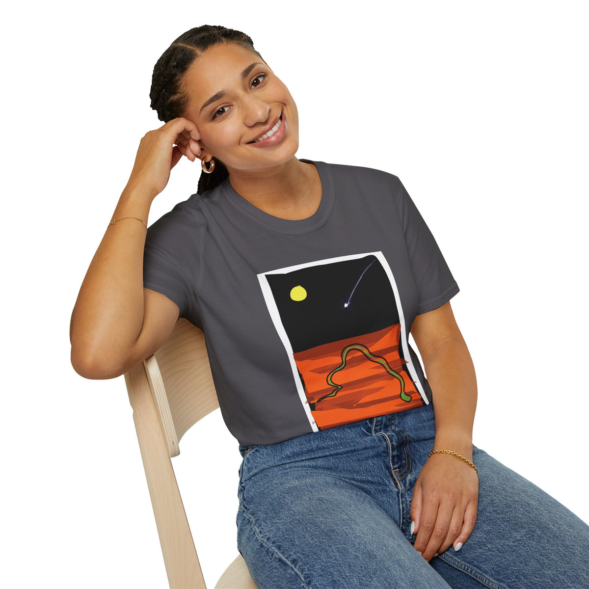 Unisex Softstyle T-Shirt - The Traveller Series (Shooting Star)