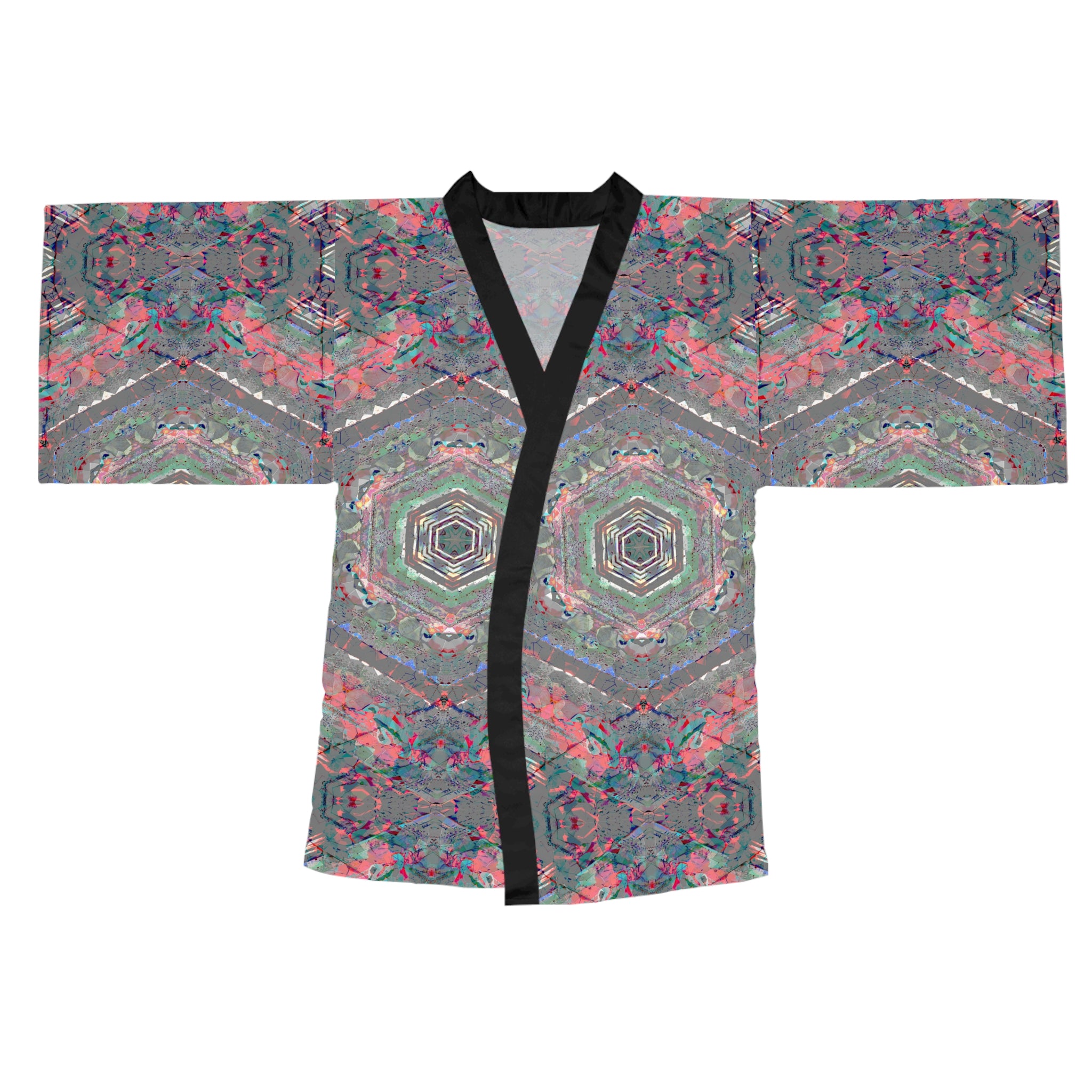 Long Sleeve Kimono Robe - DK Series No.9