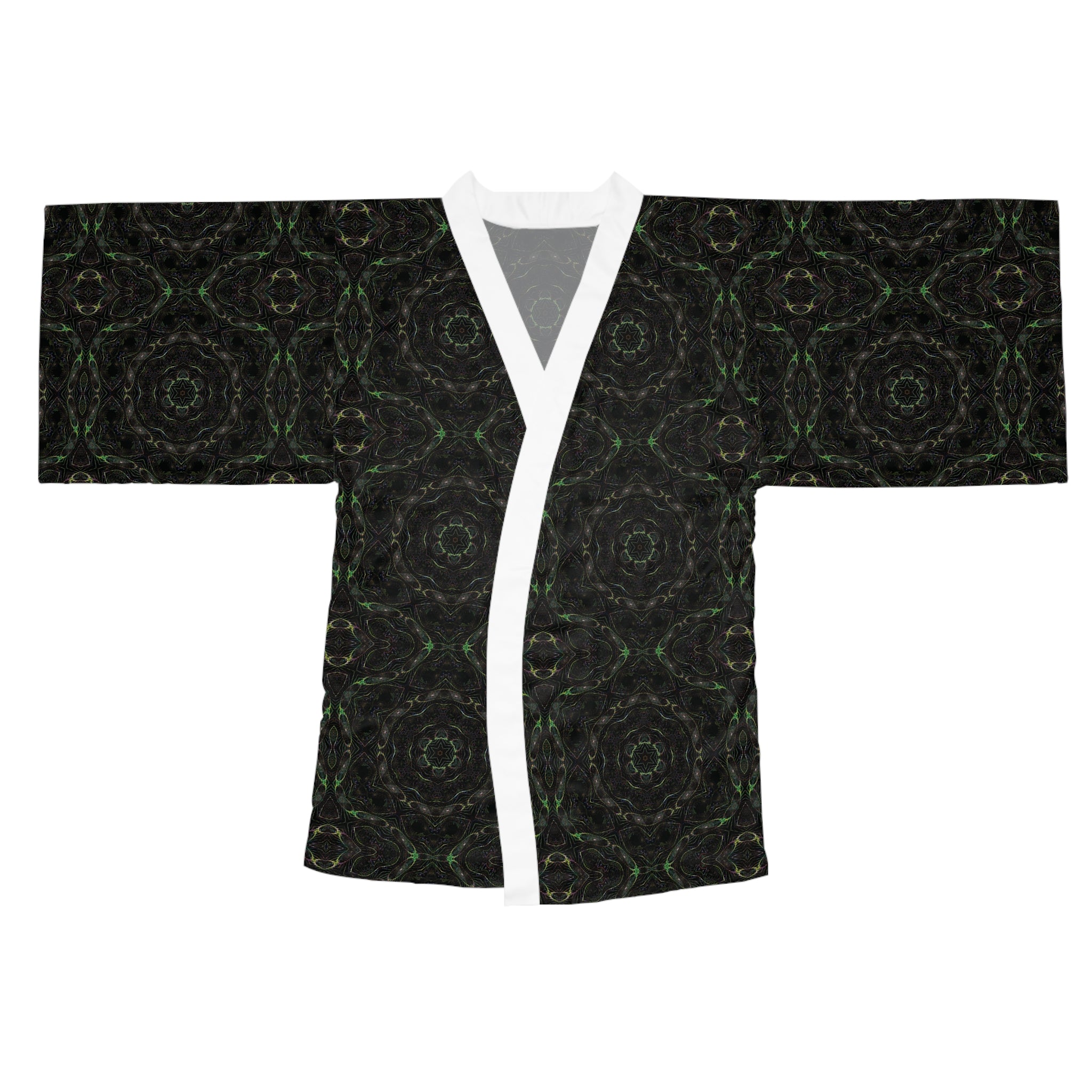 Long Sleeve Kimono Robe - P5 Kaleidoscopic No.15