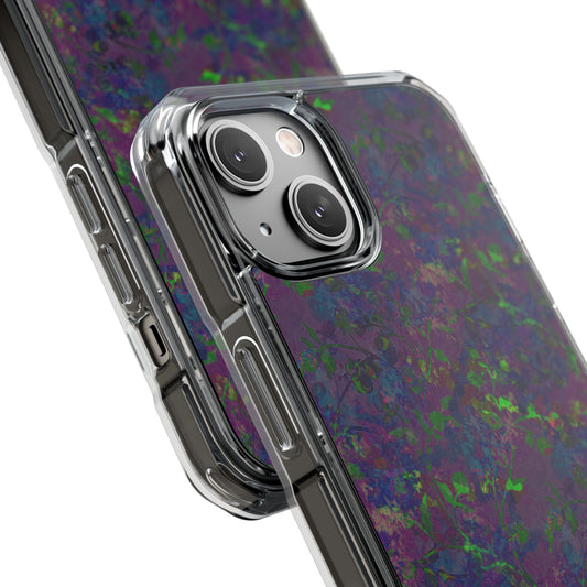 iPhone 14 Magnetic Clear Impact Case - Hidden Weave Series V3 No.23