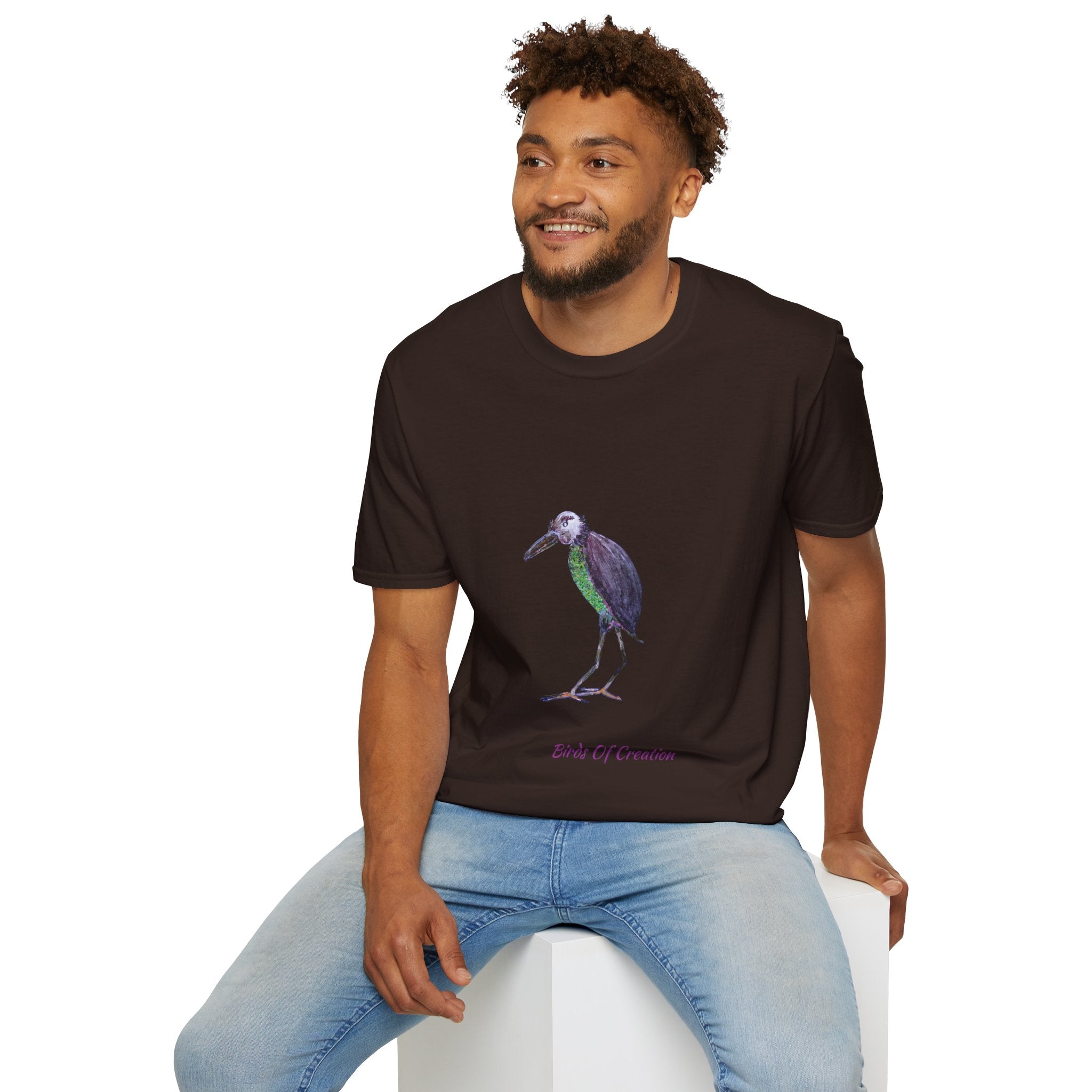 Unisex Softstyle T-Shirt - Birds Of Creation No.2