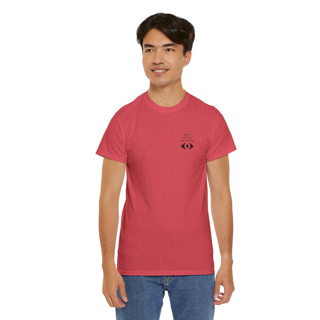 Unisex Heavy Cotton Tee (Back) - DMT Seer No.1