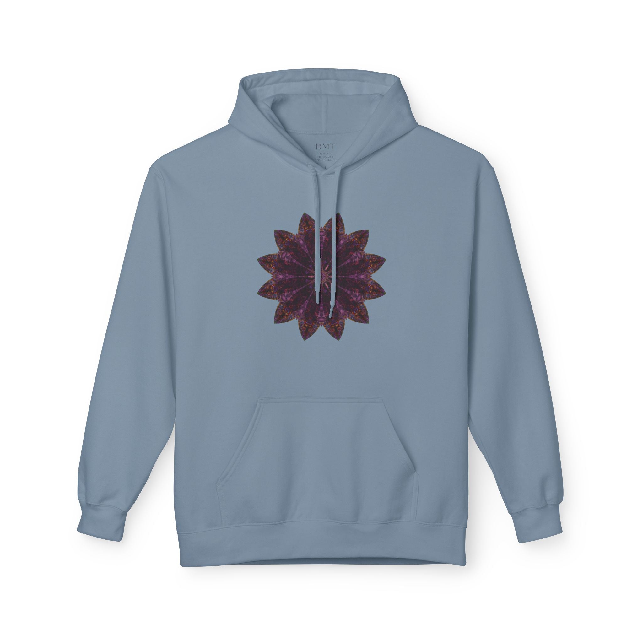 Unisex Midweight Softstyle Fleece Hoodie - Love Light Mandalas No.15