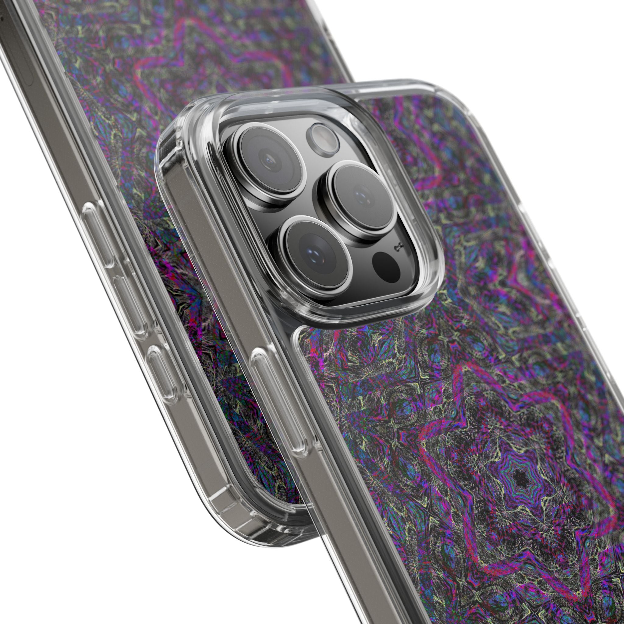 iPhone 16 Clear Case – P5 Kaleidoscopic No.33