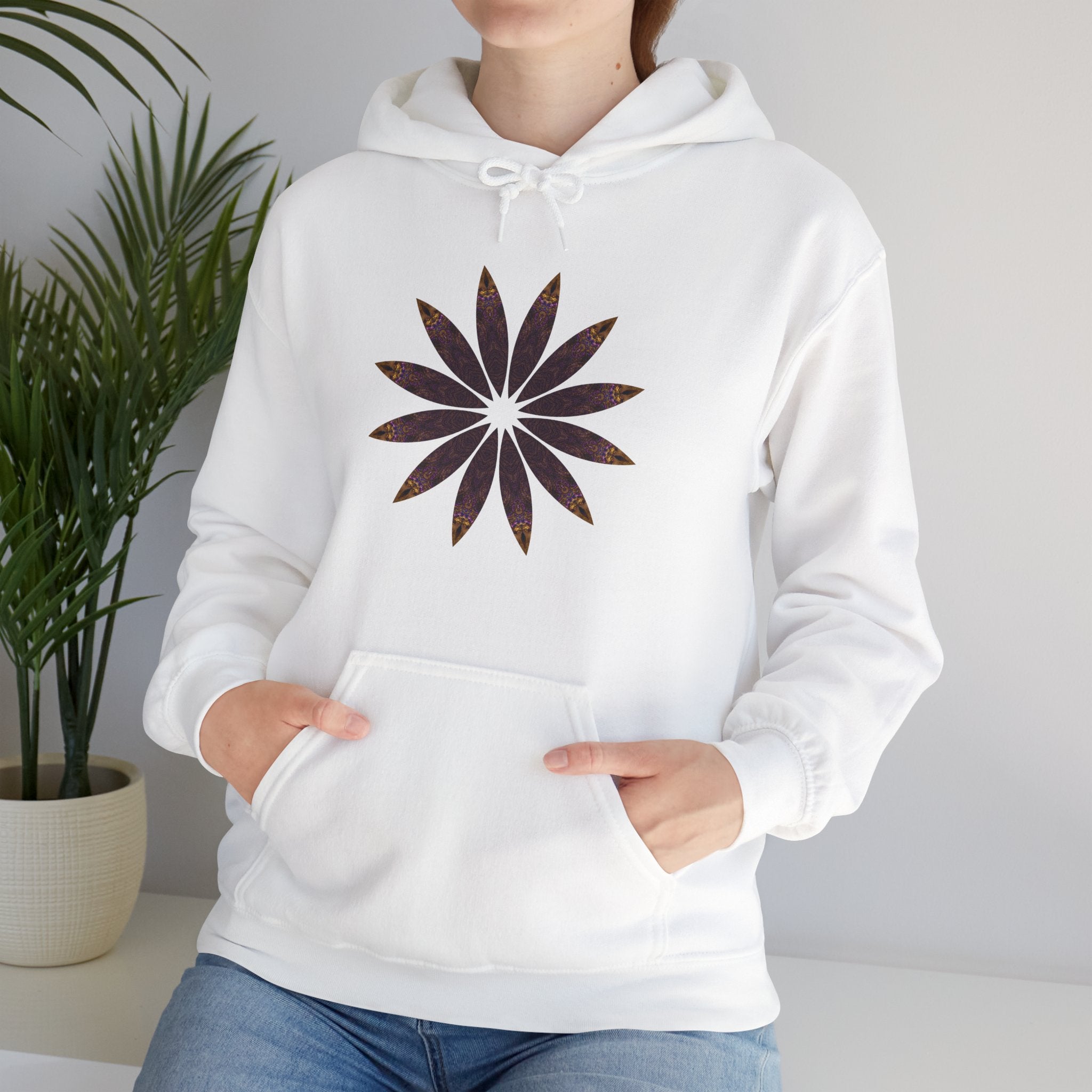 Unisex Heavy Blend™ Hooded Sweatshirt - Love Light Mandalas No.2