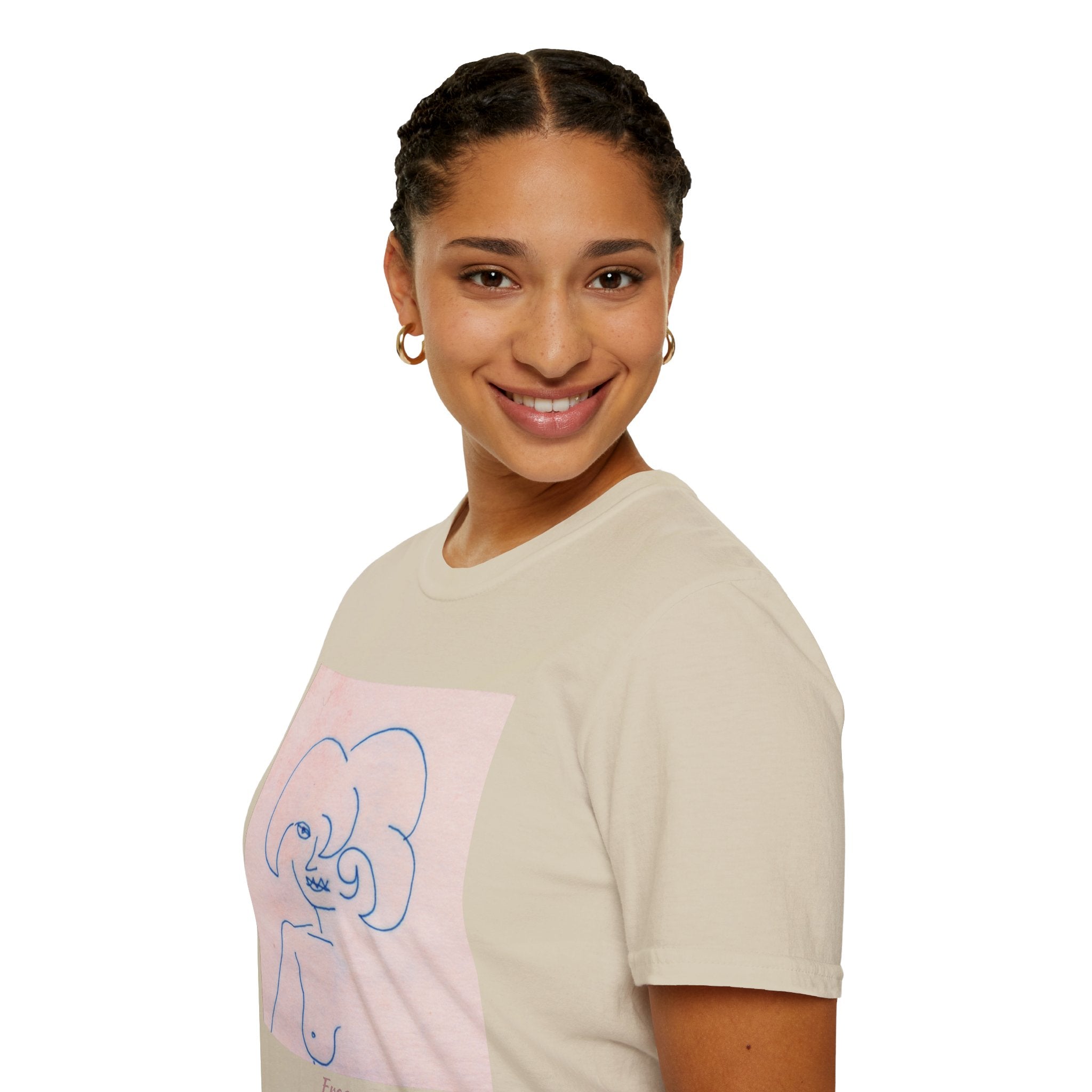 Unisex Softstyle T-Shirt - Frequent Daydreams Sketch No.45