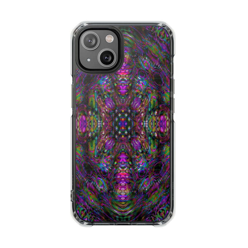 iPhone 14 Magnetic Clear Impact Case - DMT Scribe Tiles No.5