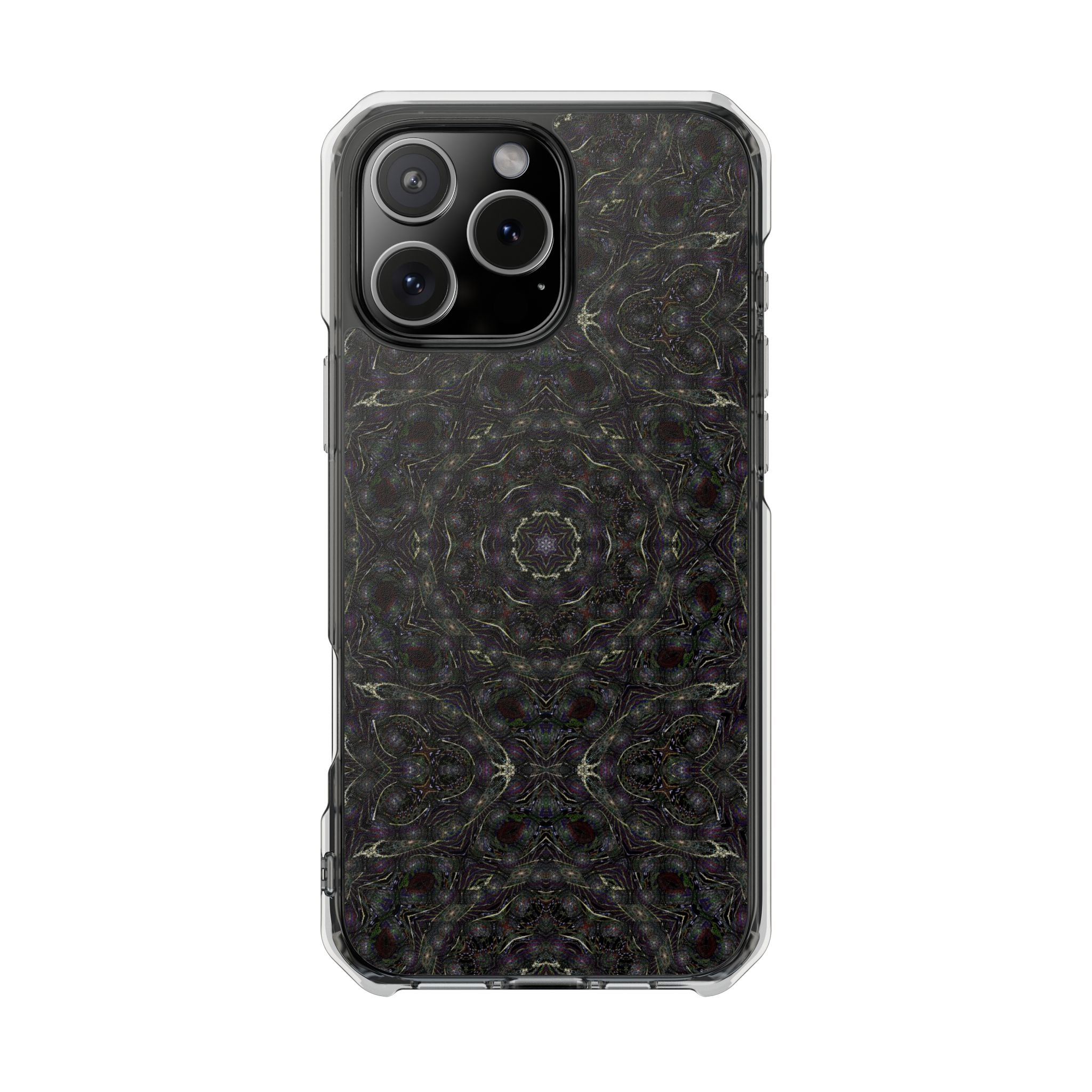 iPhone 16 Magnetic Clear Impact Case - P5 Kaleidoscopic No.18