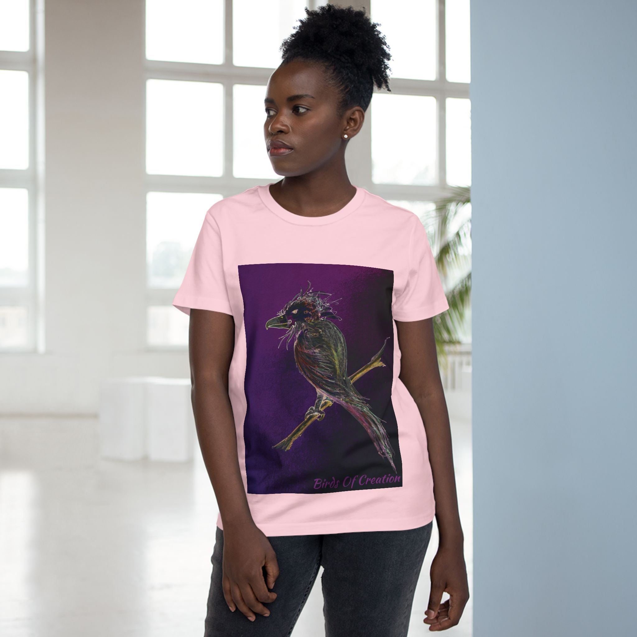 Women’s Maple Tee - Birds Of Creation No.1