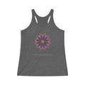 Women's Tri-Blend Racerback Tank - Love Light Mandalas No.11