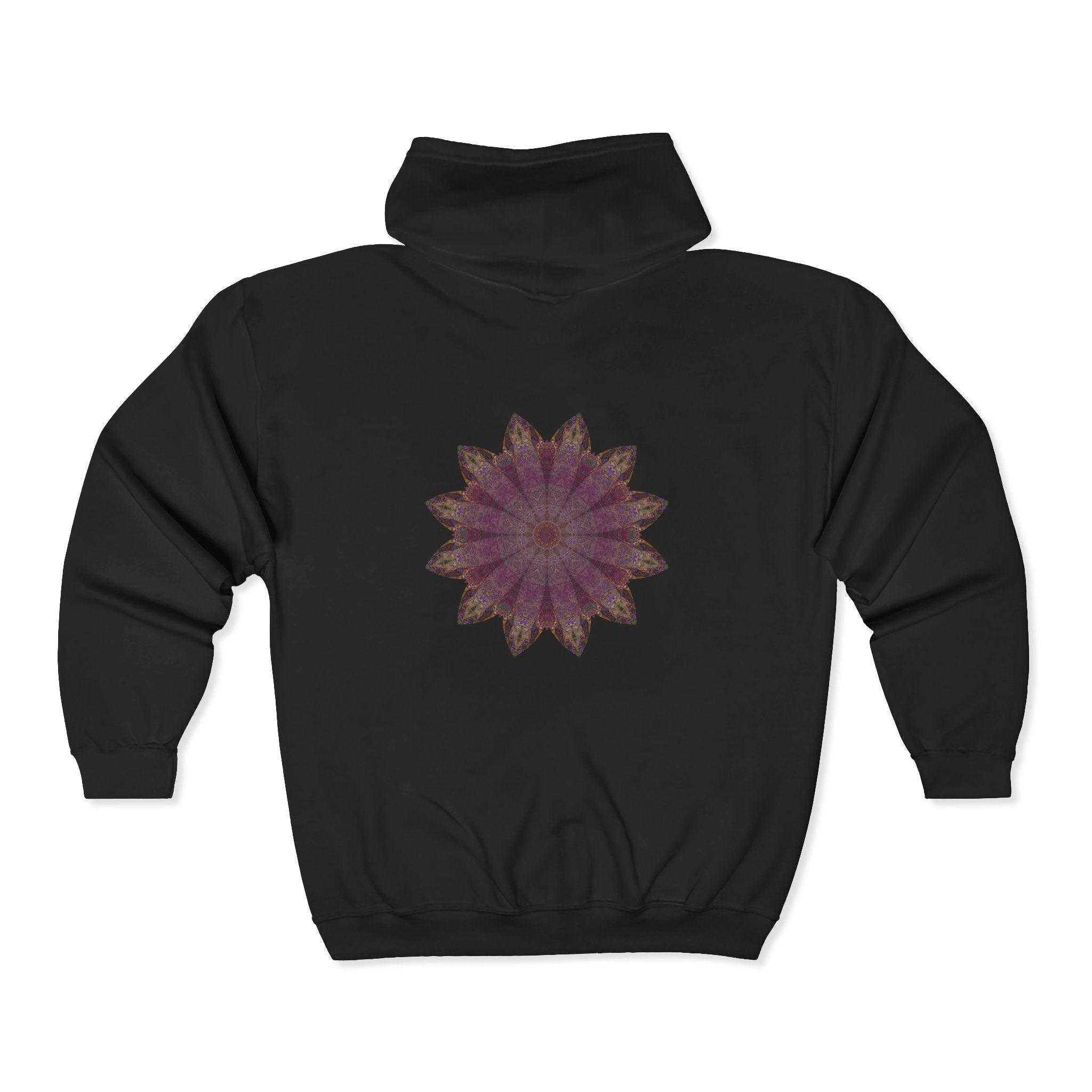 Unisex Heavy Blend™ Full Zip Hooded Sweatshirt - Love Light Mandalas No.6